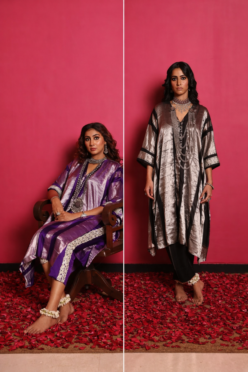 Chinya Silk Kurta & Pant Set silk by Sabo by Sabina for women Worldwide