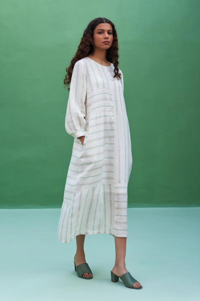 Kwan Striped Linen Dress
- Mint