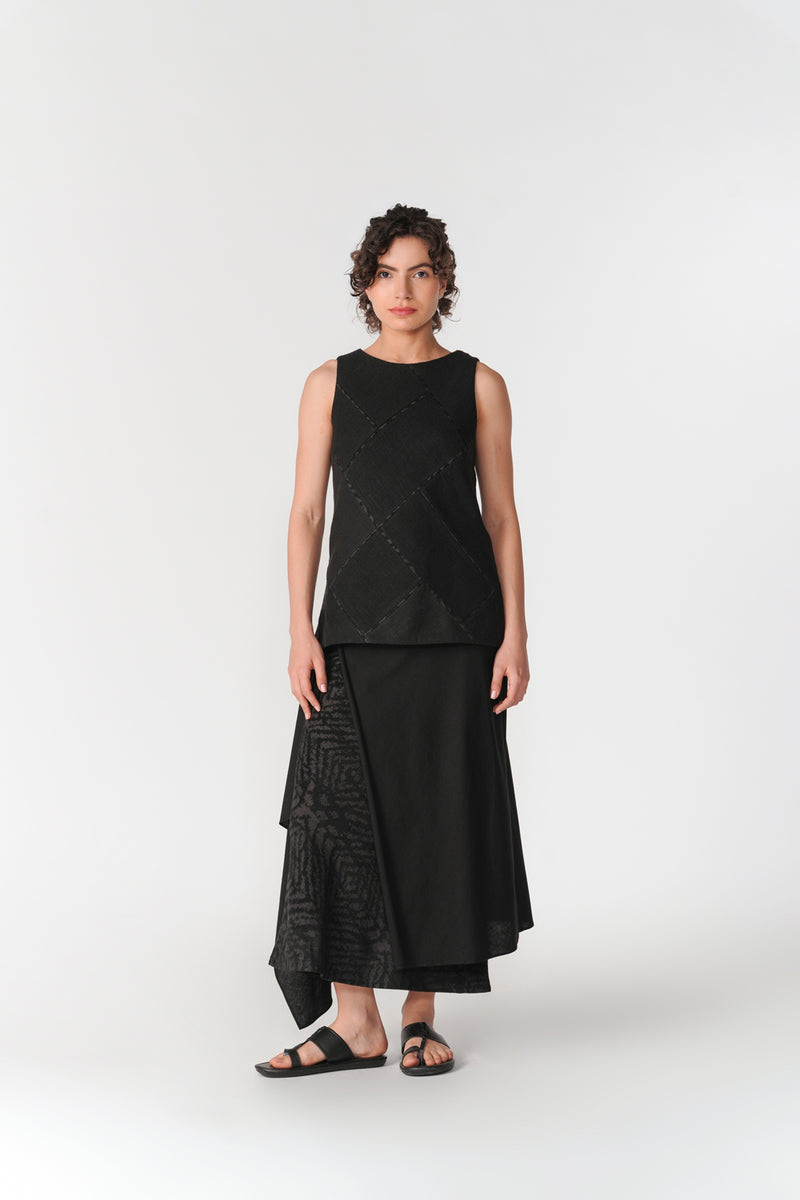 Sthira Set co-ord set by Turn Black in black for women Worldwide