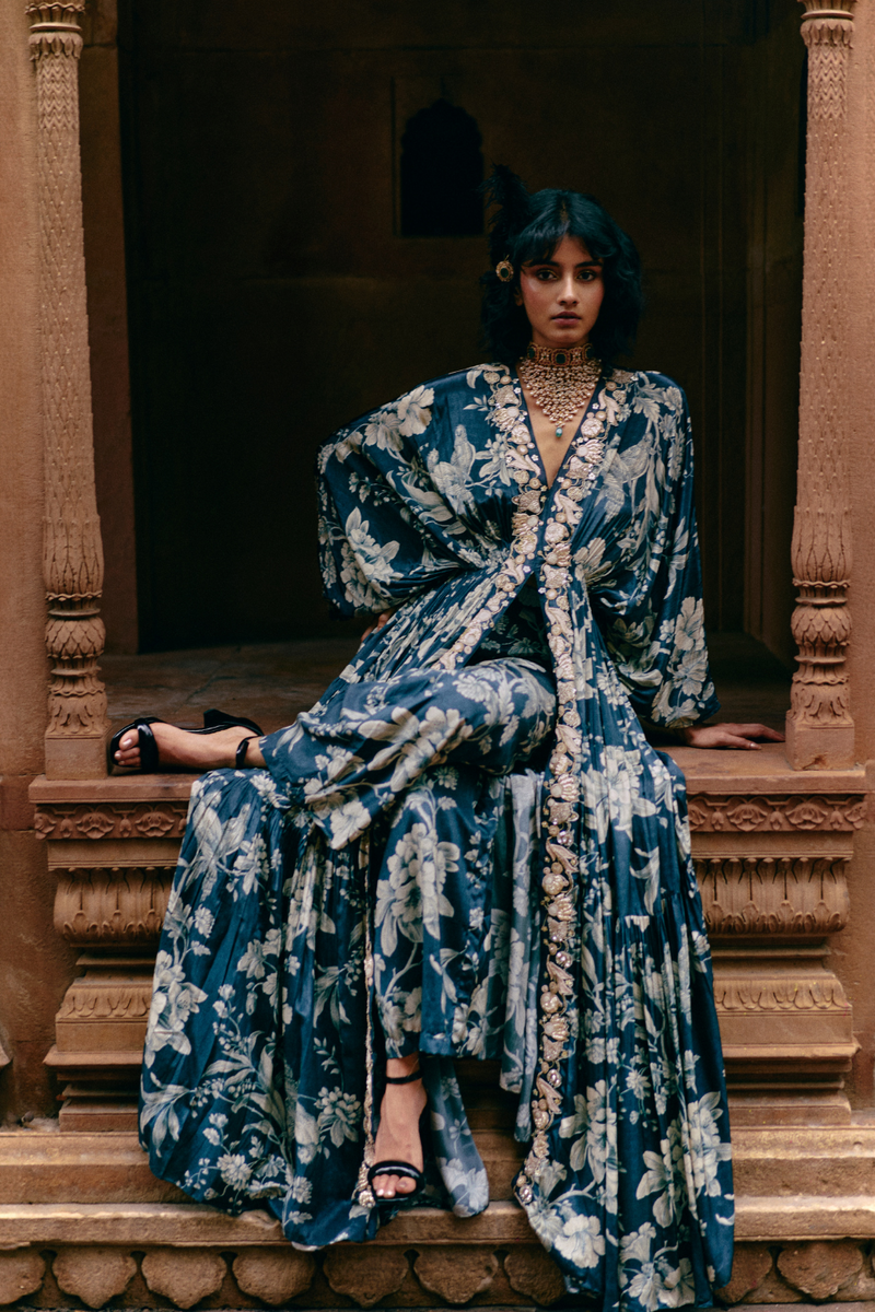 PH-2493 
Kaftan 
Pants Set by Paulmi & Harsh for women Worldwide