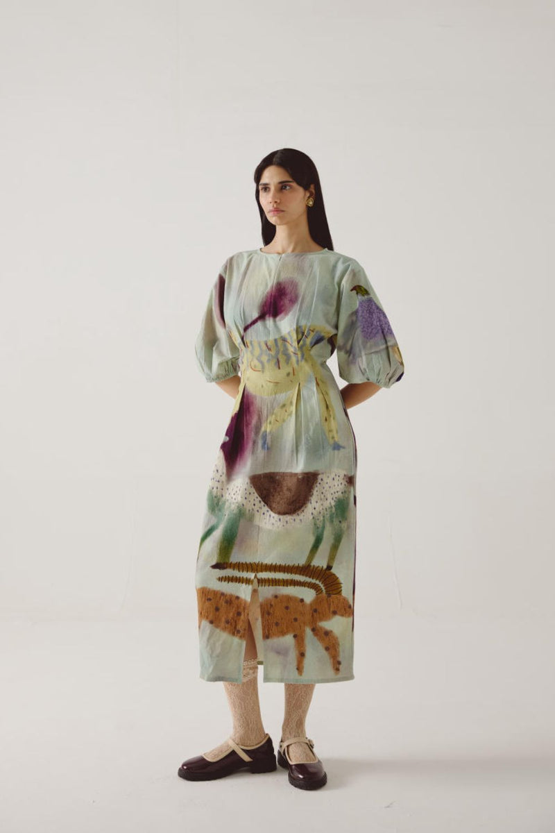 Shaft Dress-Mirage cotton by CORD in multi for women Worldwide
