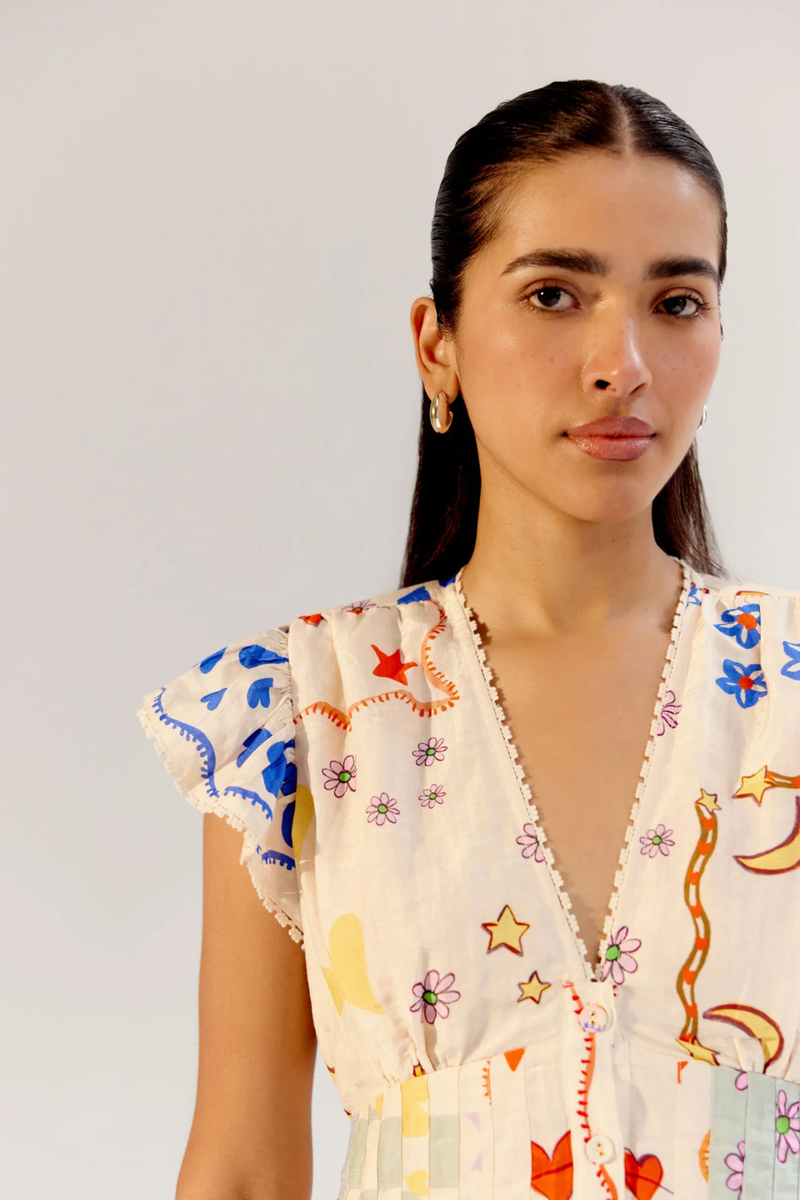 Estella Mini - Boardgame linen by NOIB for women Worldwide