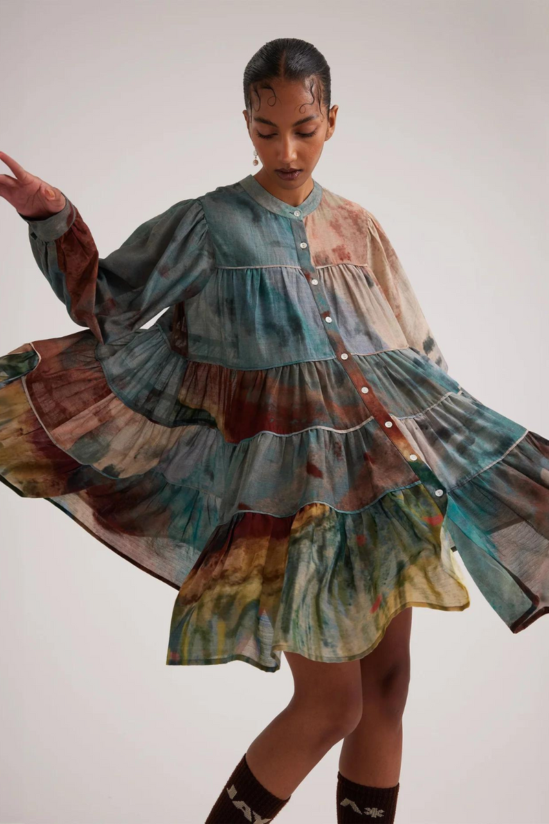 Tier Dress-Valley cotton by CORD for women Worldwide