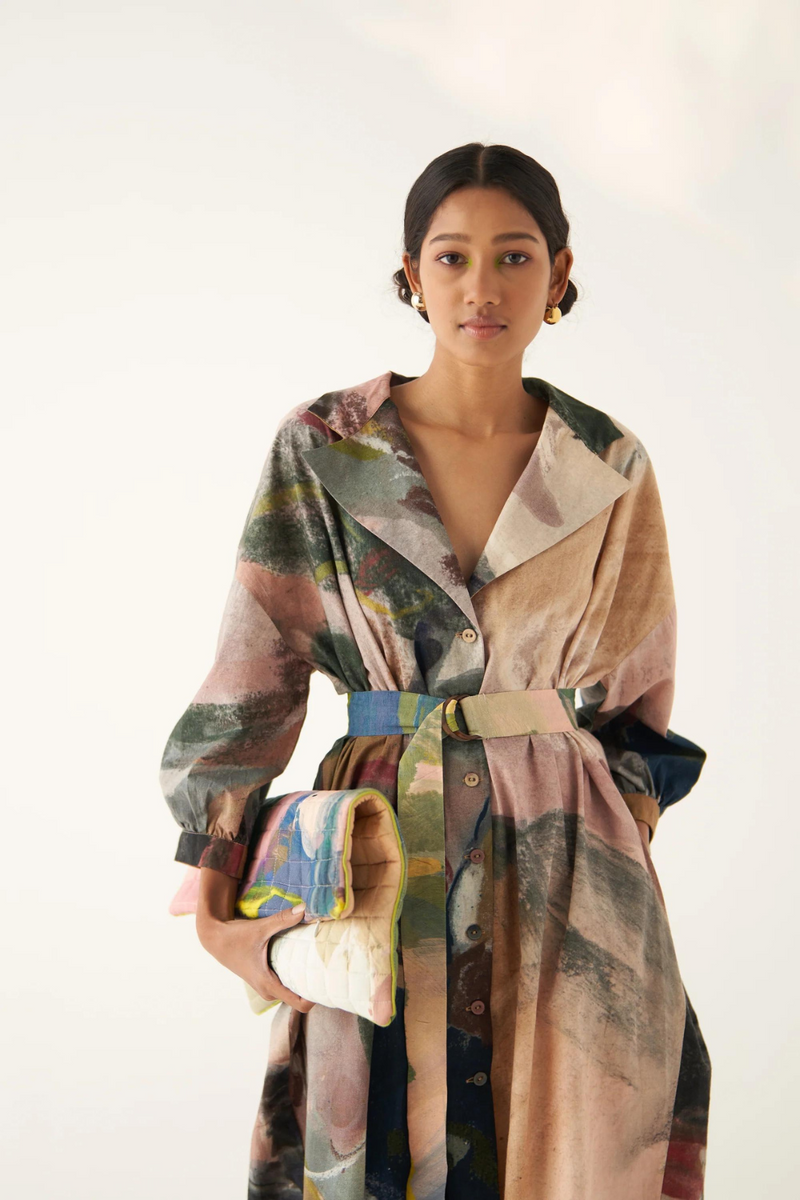 Wallflower Trench Set with belt