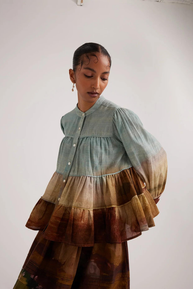 Tier Top-Blotch cotton by CORD for women Worldwide