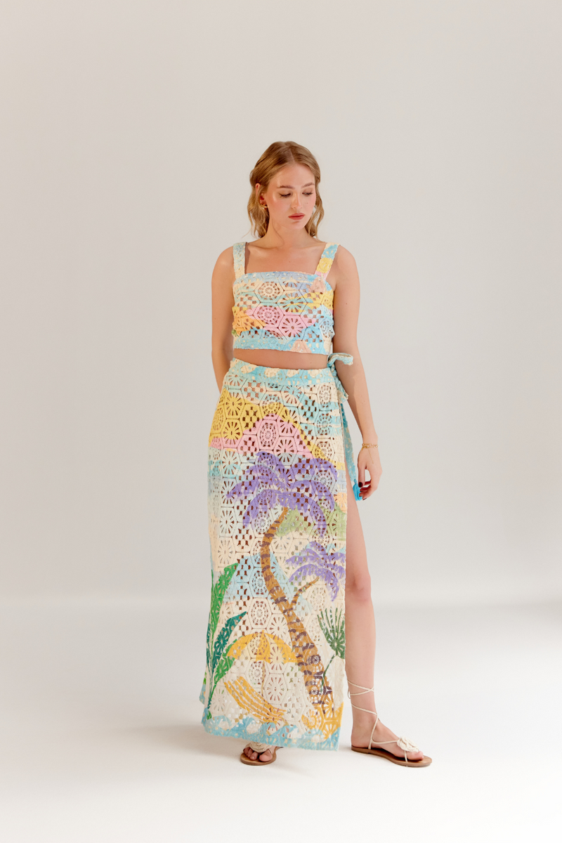 Magda Top - By the Sea by NOIB for women Worldwide