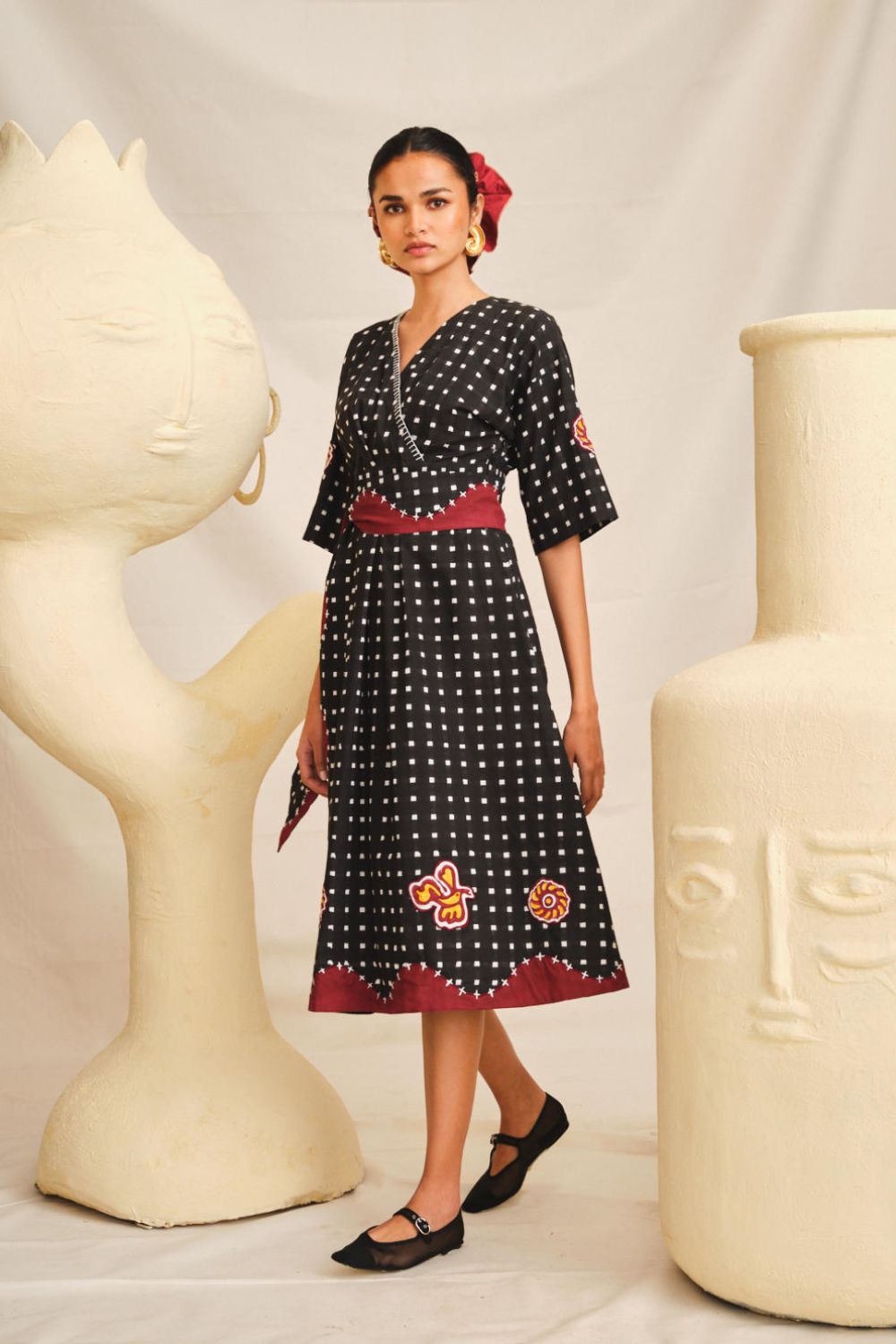 Pipli Applique Day Dress