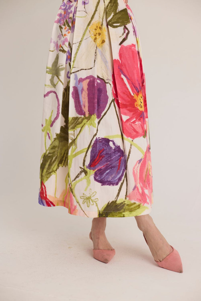 DOLLY WHITE BRALETTE DRESS satin by Yam in multi color for women Worldwide
