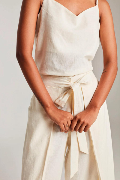 Vanilla  Co-Linen Camisole Top