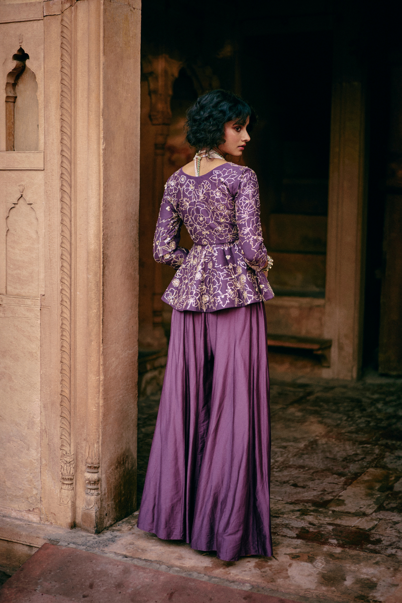 PH-2487 
Peplum 
Plazzoo Set by Paulmi & Harsh for women Worldwide