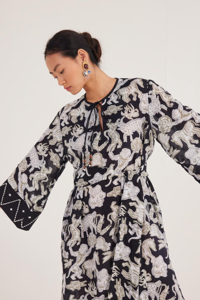 Ika Kaftan Dress muslin by JodiLife for women Worldwide