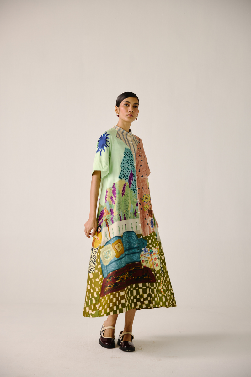 A-Line Long Dress - Alice cotton by CORD for women Worldwide