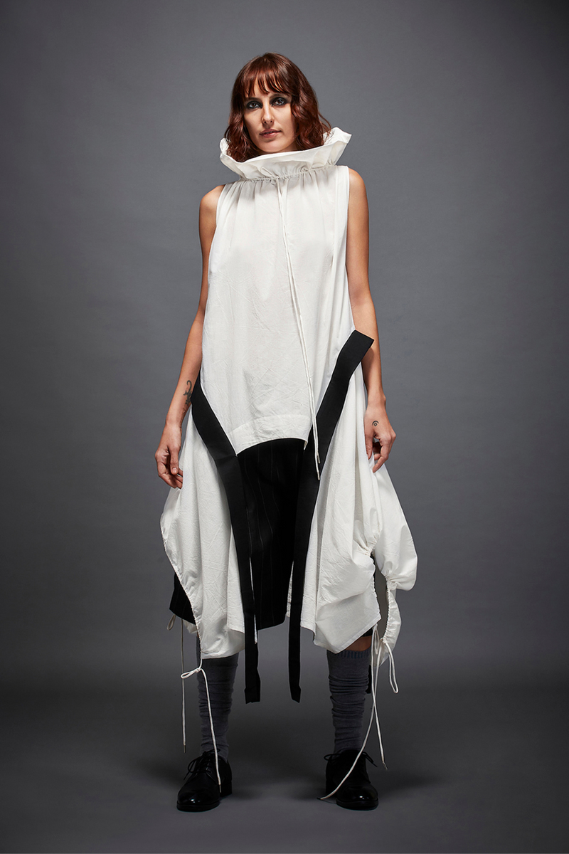 VENUS TOP cotton by Chola in white color for women Worldwide