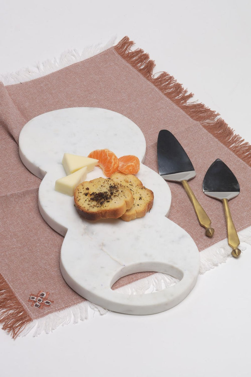 Cloud Marble Platter linen by Gado Living for Worldwide