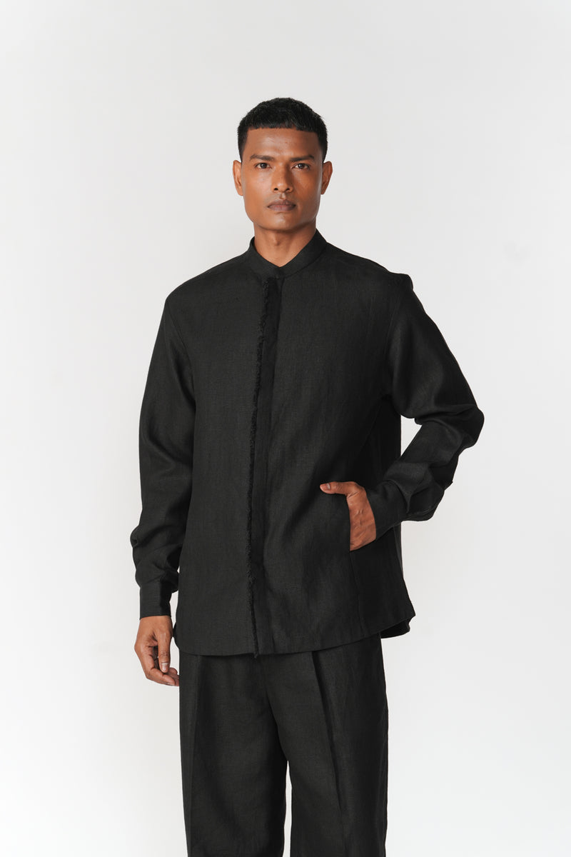 Nir Set co-ord set by Turn Black in black for men Worldwide