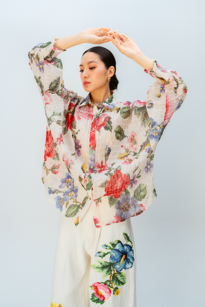 SOFT ILLUSION SHIRT mul top/shirt by Ode to Odd in multi for women Worldwide