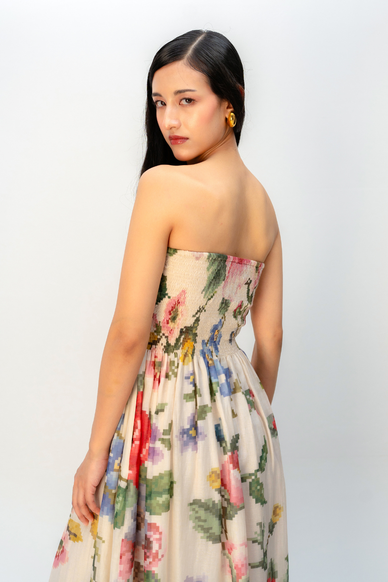 APRICOT VEIL DRESS mul dress by Ode to Odd in multi for women Worldwide
