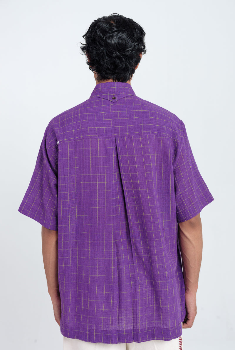 Drift Handloom Mens Shirt cotton shirt by Jodi Men in purple for men Worldwide