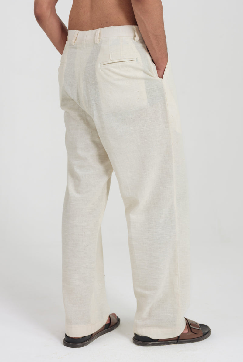 Moon Dance Trousers kala cotton pant/trouser by Jodi Men in off white for men Worldwide