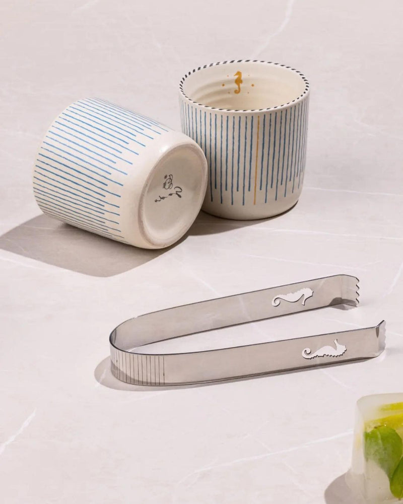 Mirissa Tumblers - set of 2 linen by Gado Living for Worldwide