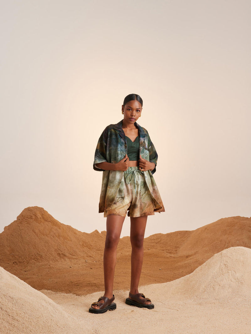 Unisex Oversized Shirt -Underwater Top & Tunics,Shirt by CORD for women Worldwide