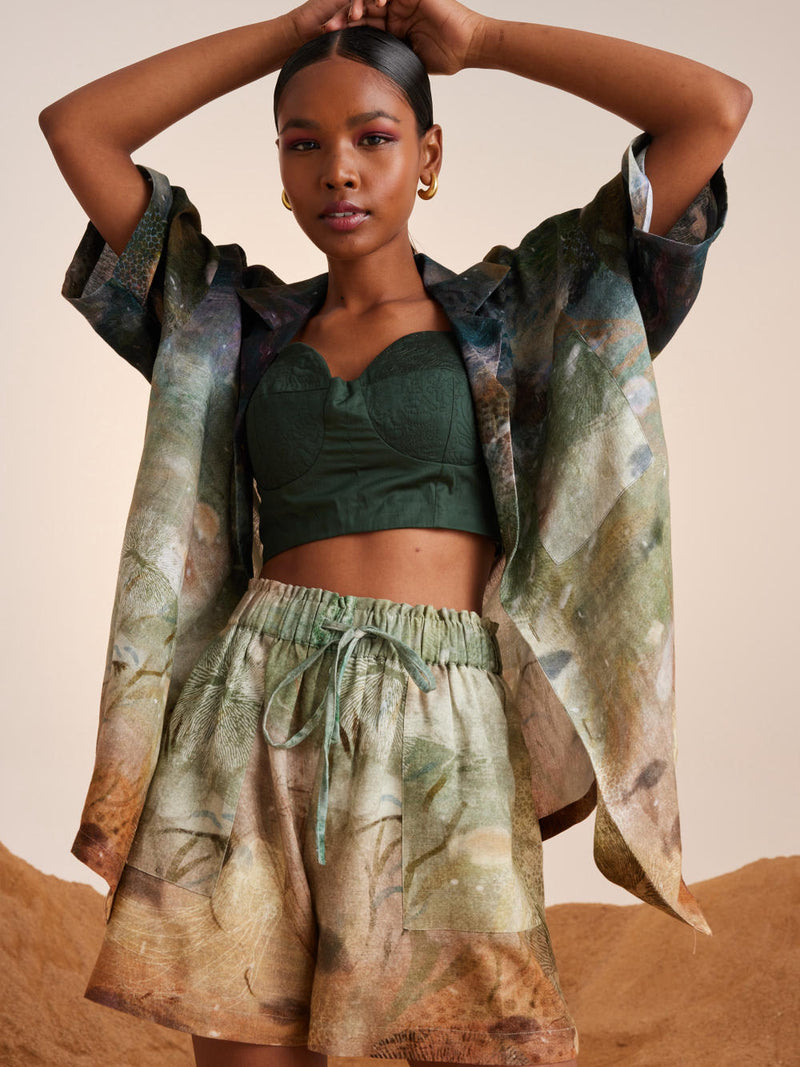 Unisex Oversized Shirt -Underwater Top & Tunics,Shirt by CORD for women Worldwide