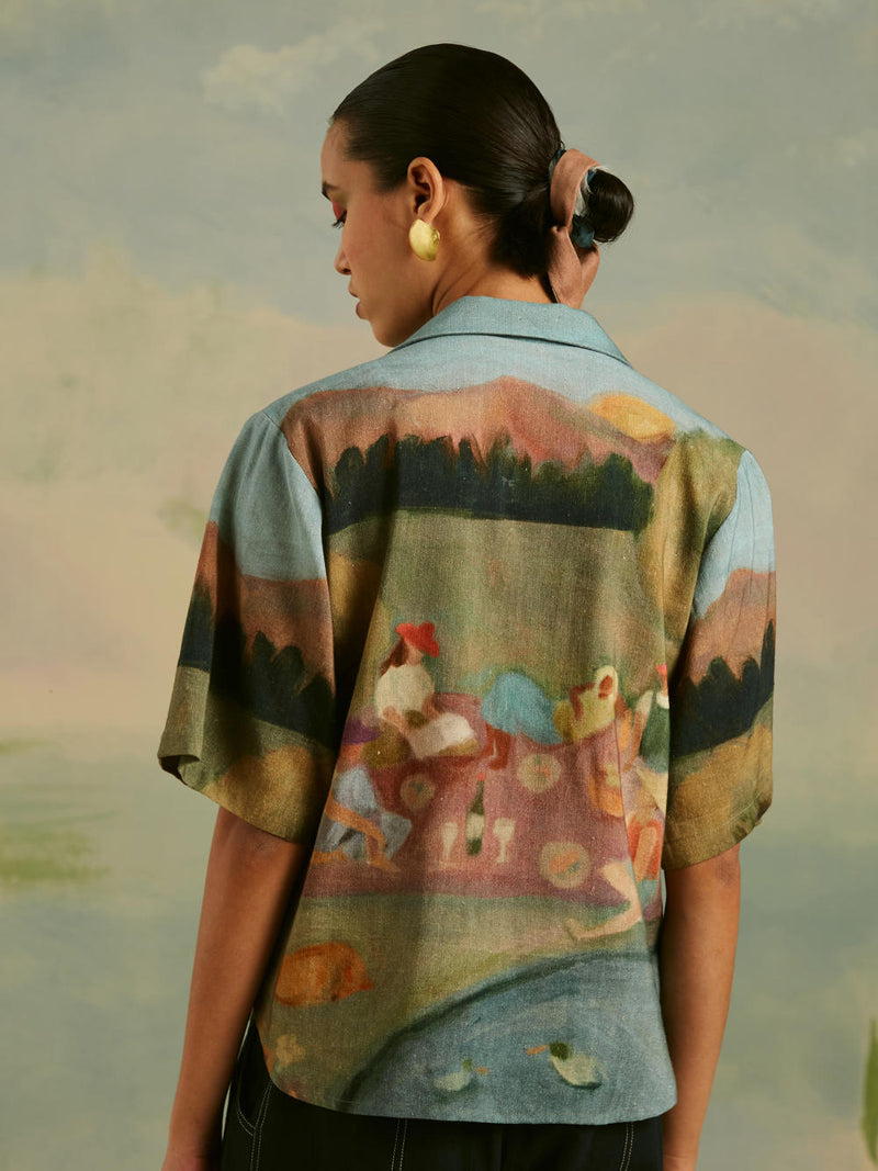 60s Shirt - Spring cotton Top & Tunics by CORD for women Worldwide