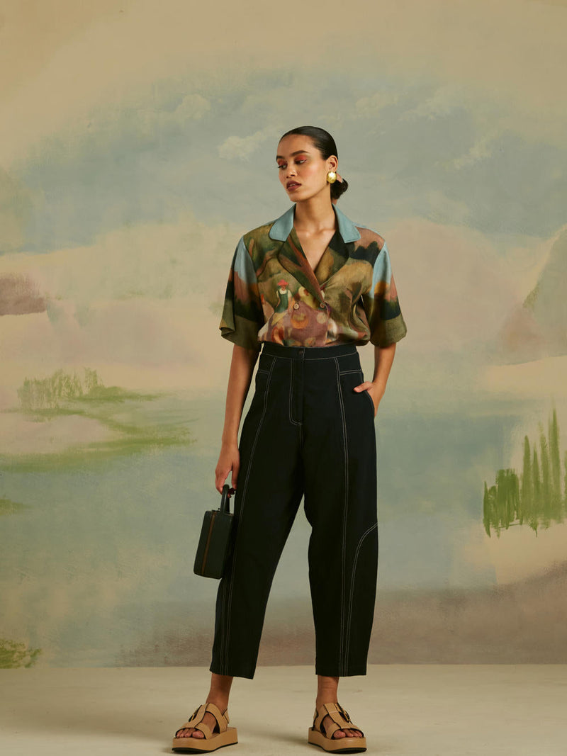 60s Shirt - Spring cotton Top & Tunics by CORD for women Worldwide