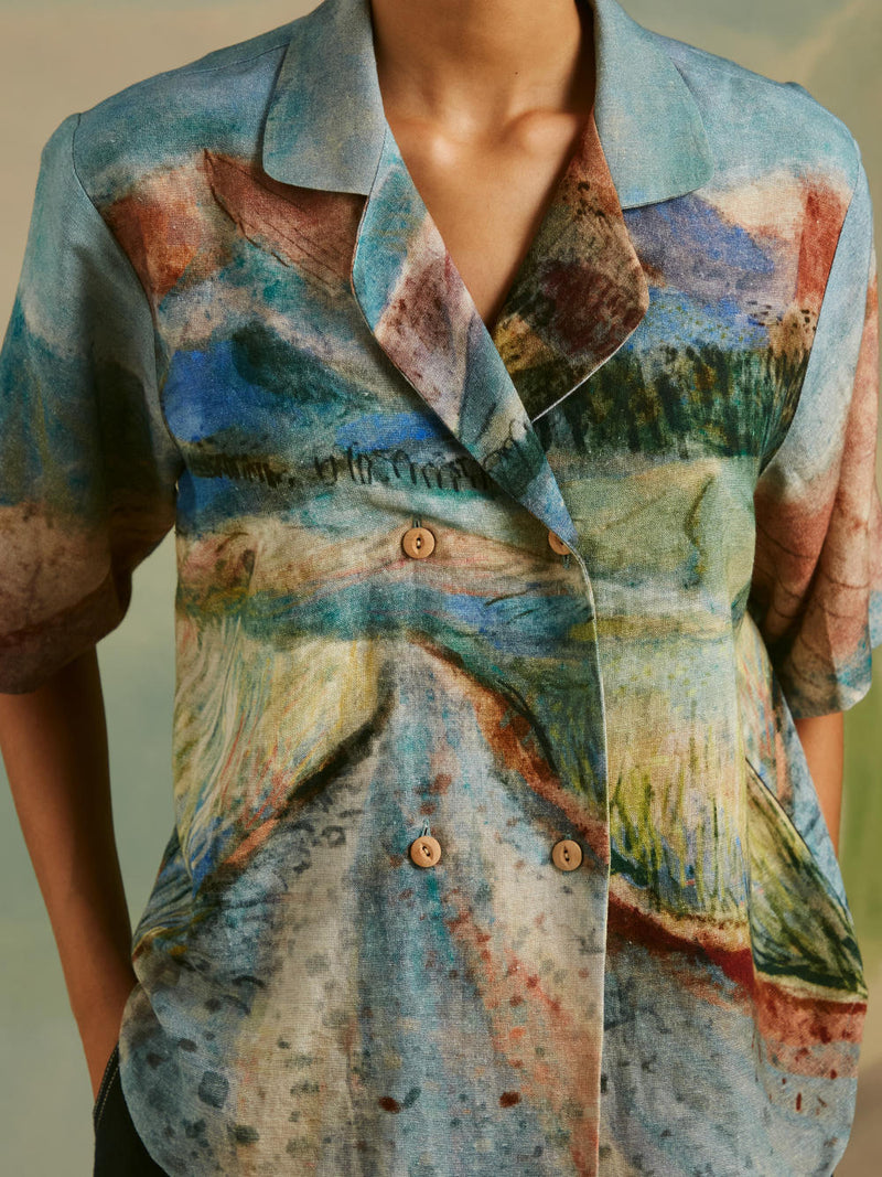 60's Shirt - Valley cotton Top & Tunics by CORD for women Worldwide