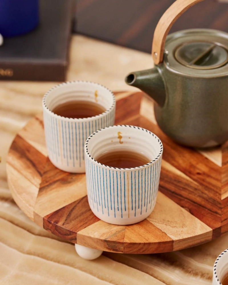 Mirissa Tumblers - set of 2 linen by Gado Living for Worldwide