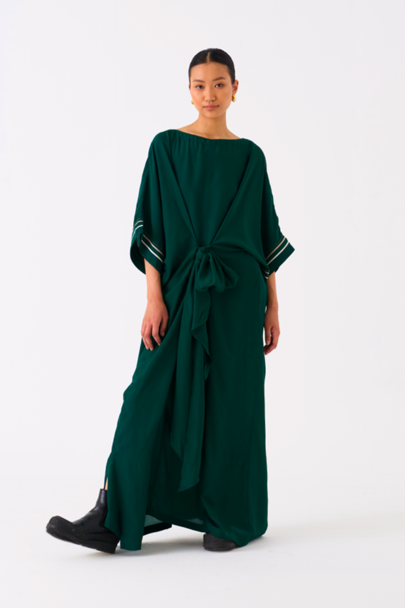 TIE KAFTAN-GREEN