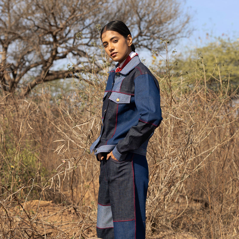 Cheryl Patch Jacket mul by Doodlage in multi color for women Worldwide