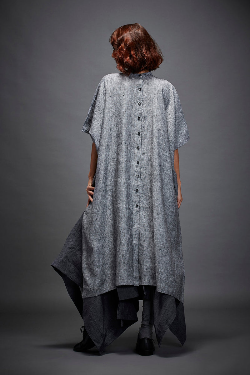 CASEY SHIRT IN GREY SHIRT by Chola in grey color for women Worldwide