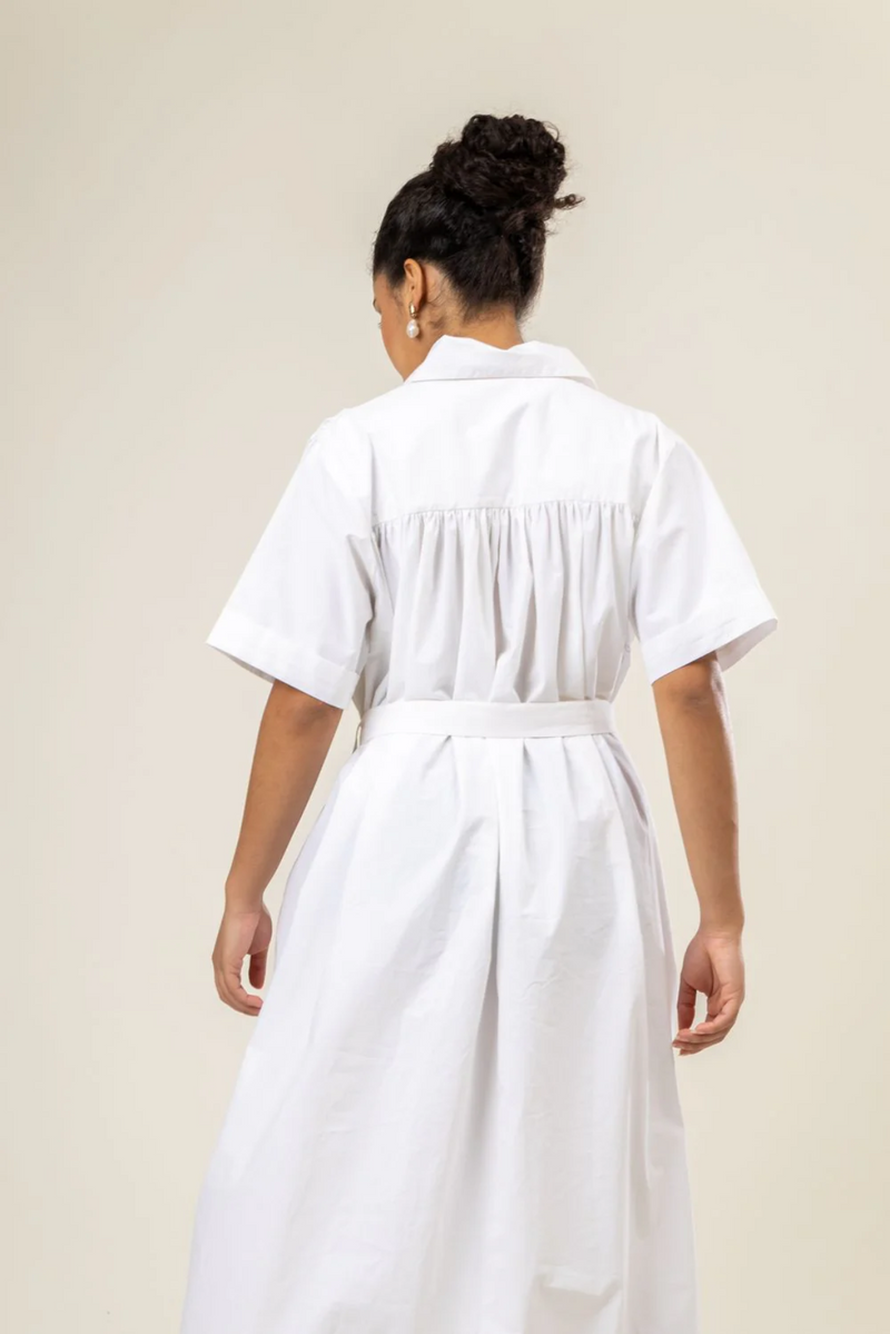 ZORA DRESS by Doodlage in white color for women Worldwide