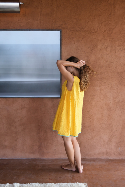 The Yellow Crinkly Dress