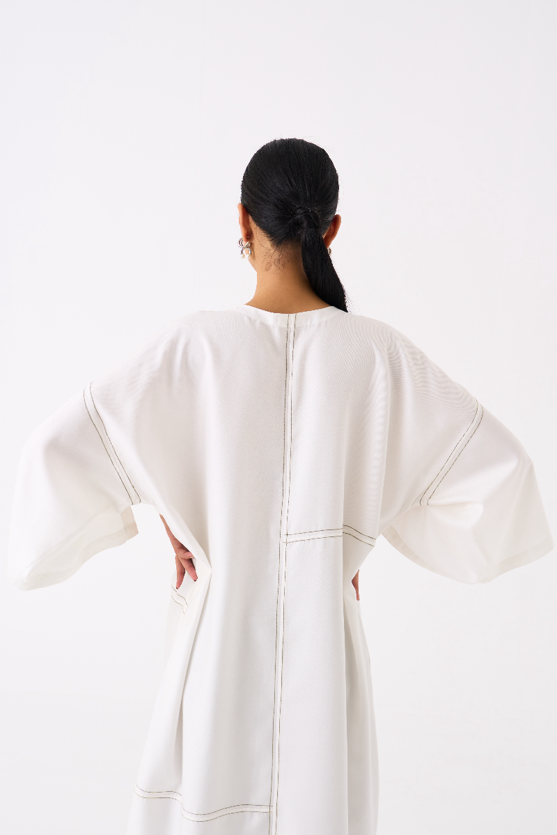 PATCH POCKET TUNIC-IVORY