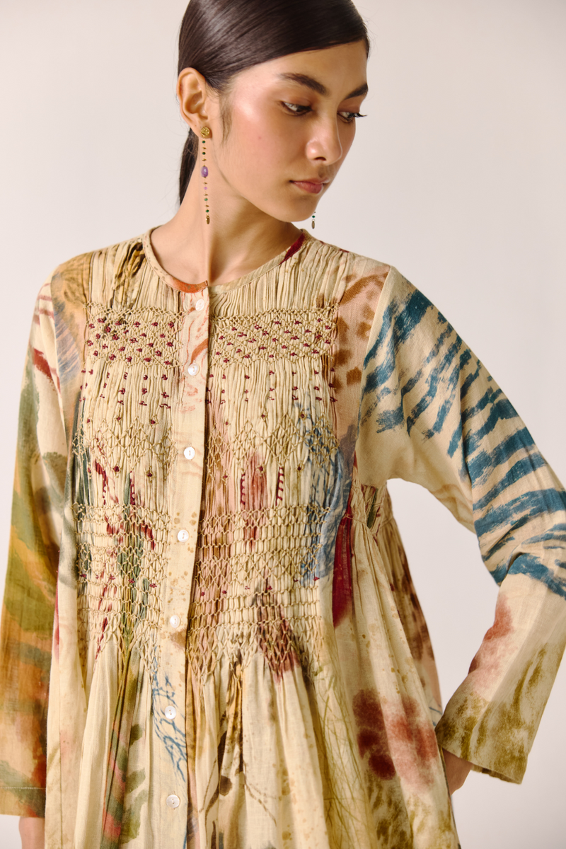 Frida Top - Abstract cotton by CORD for women Worldwide
