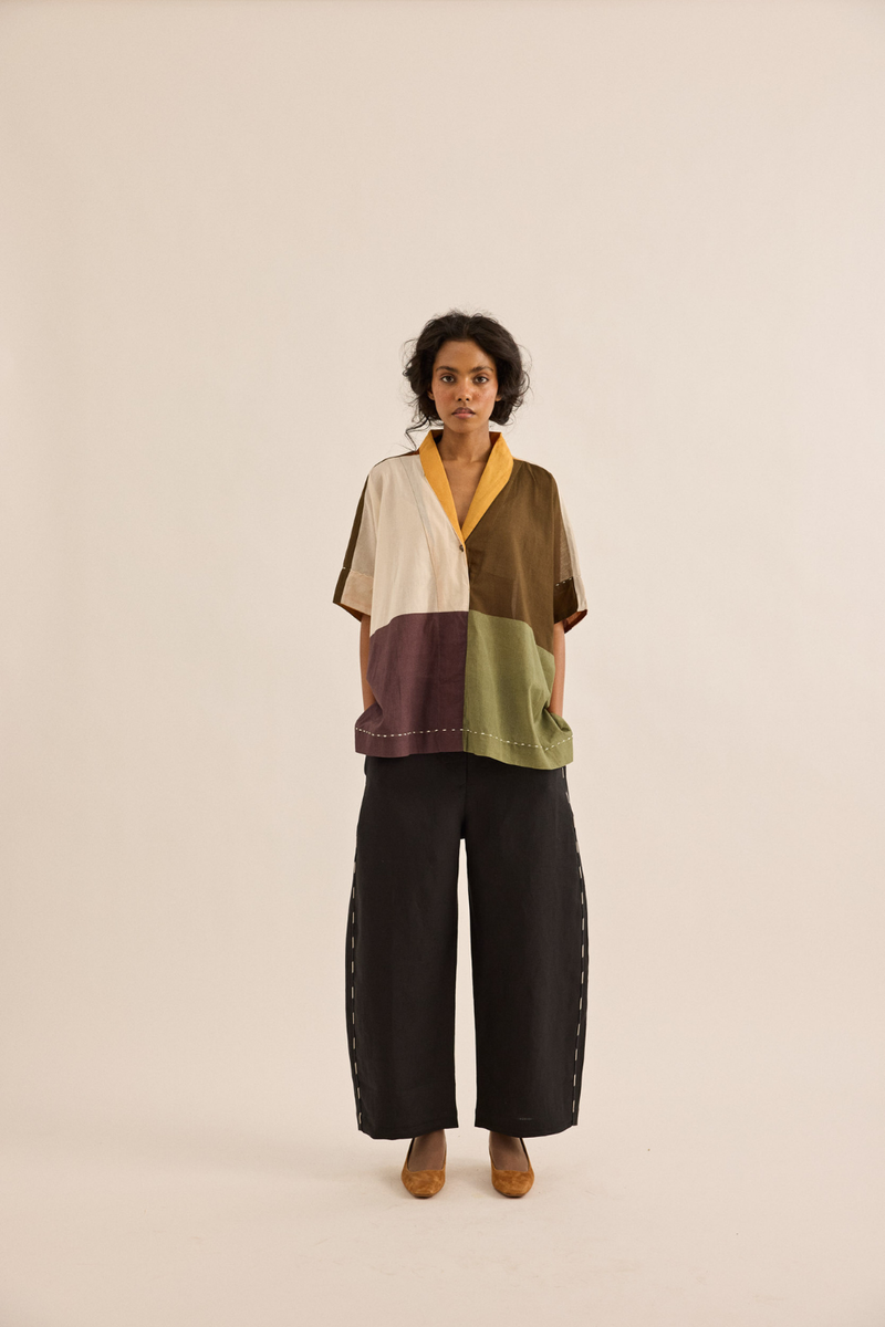 Navara Top mul top/shirt by Khara Kapas in multicolor for women Worldwide
