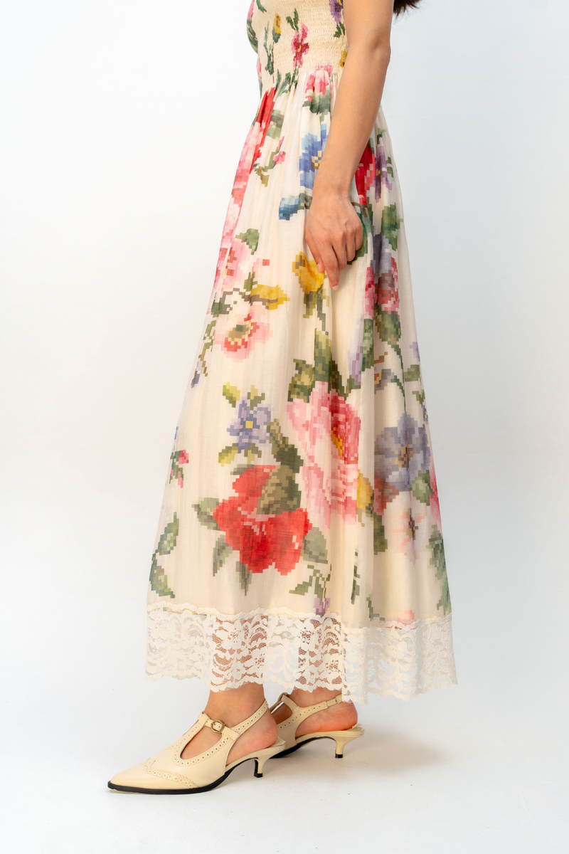 APRICOT VEIL DRESS mul dress by Ode to Odd in multi for women Worldwide