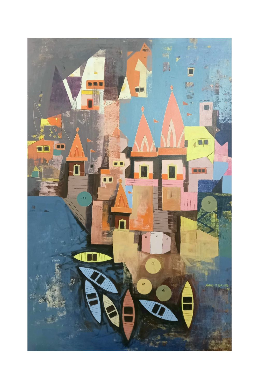 Varanasi-48 x 72 Inches