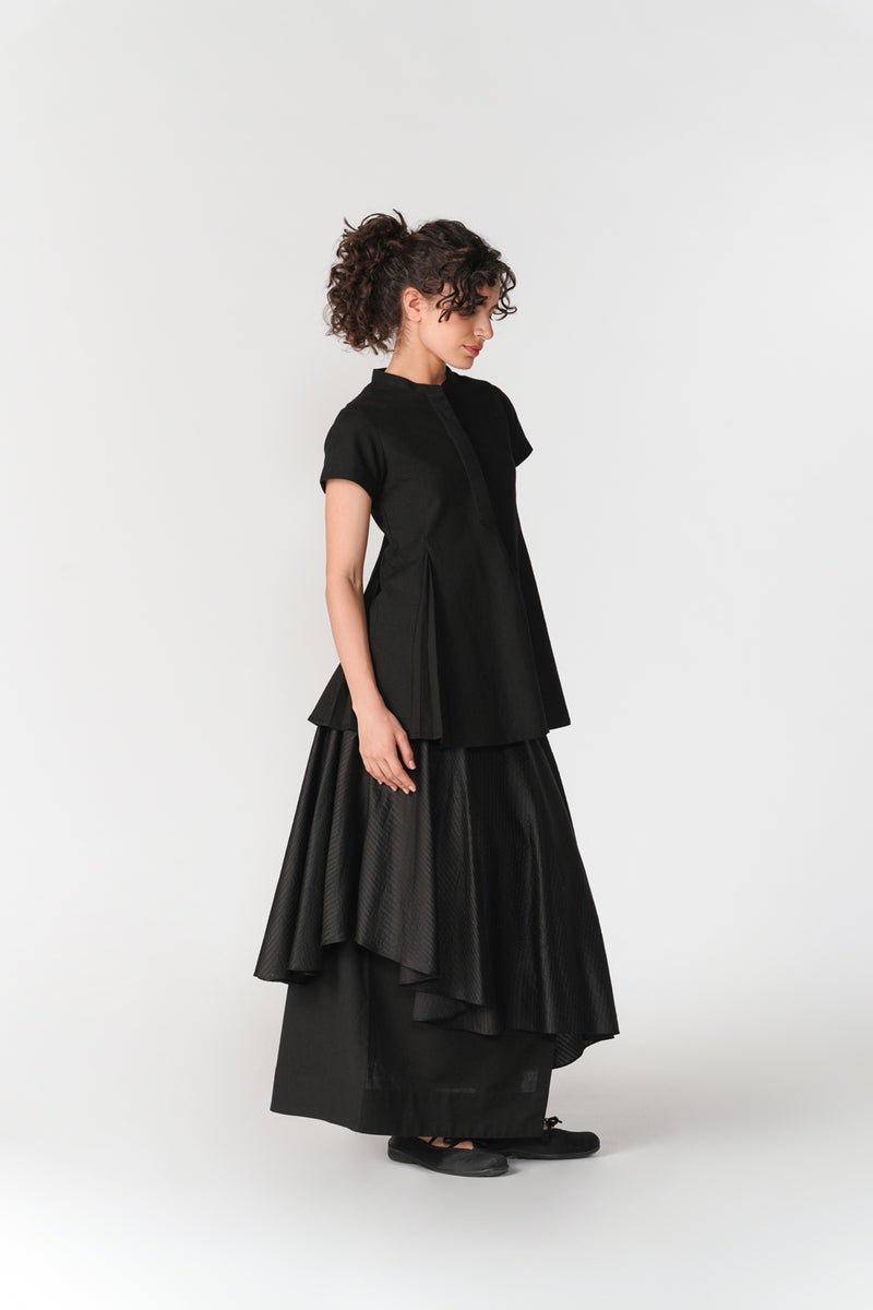Avastha Set co-ord set by Turn Black in black for women Worldwide