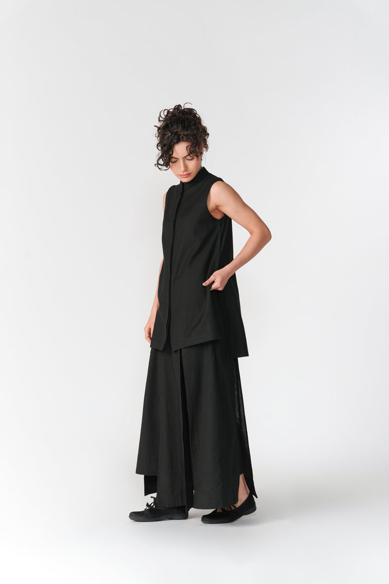High-Low Shirt top/shirt by Turn Black in black for women Worldwide