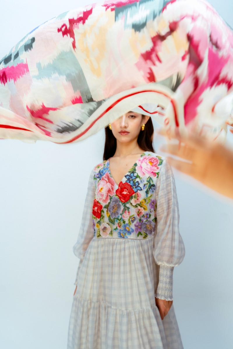 BLOOMING DRESS mul dress by Ode to Odd in blue for women Worldwide