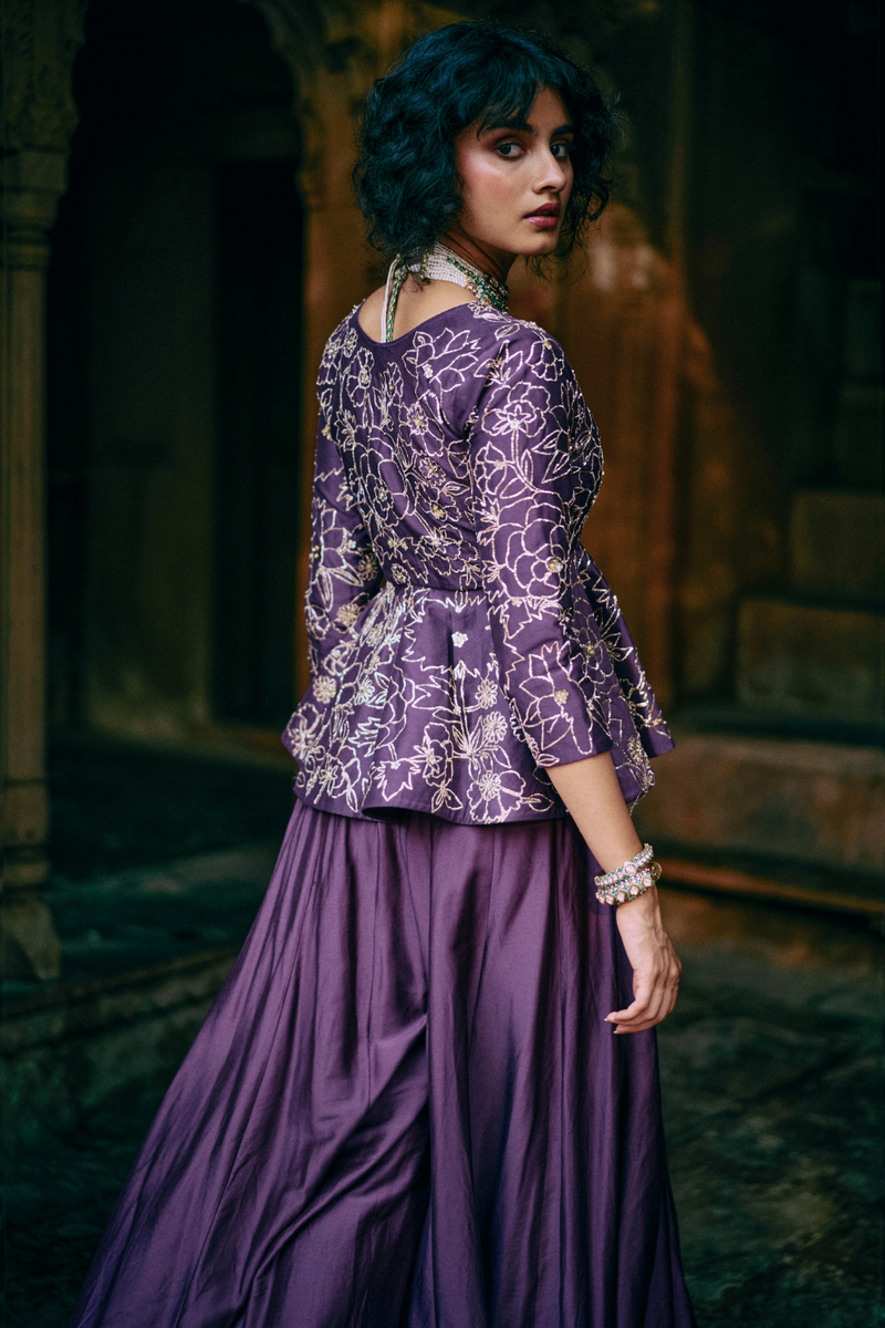 PH-2487 
Peplum 
Plazzoo Set by Paulmi & Harsh for women Worldwide