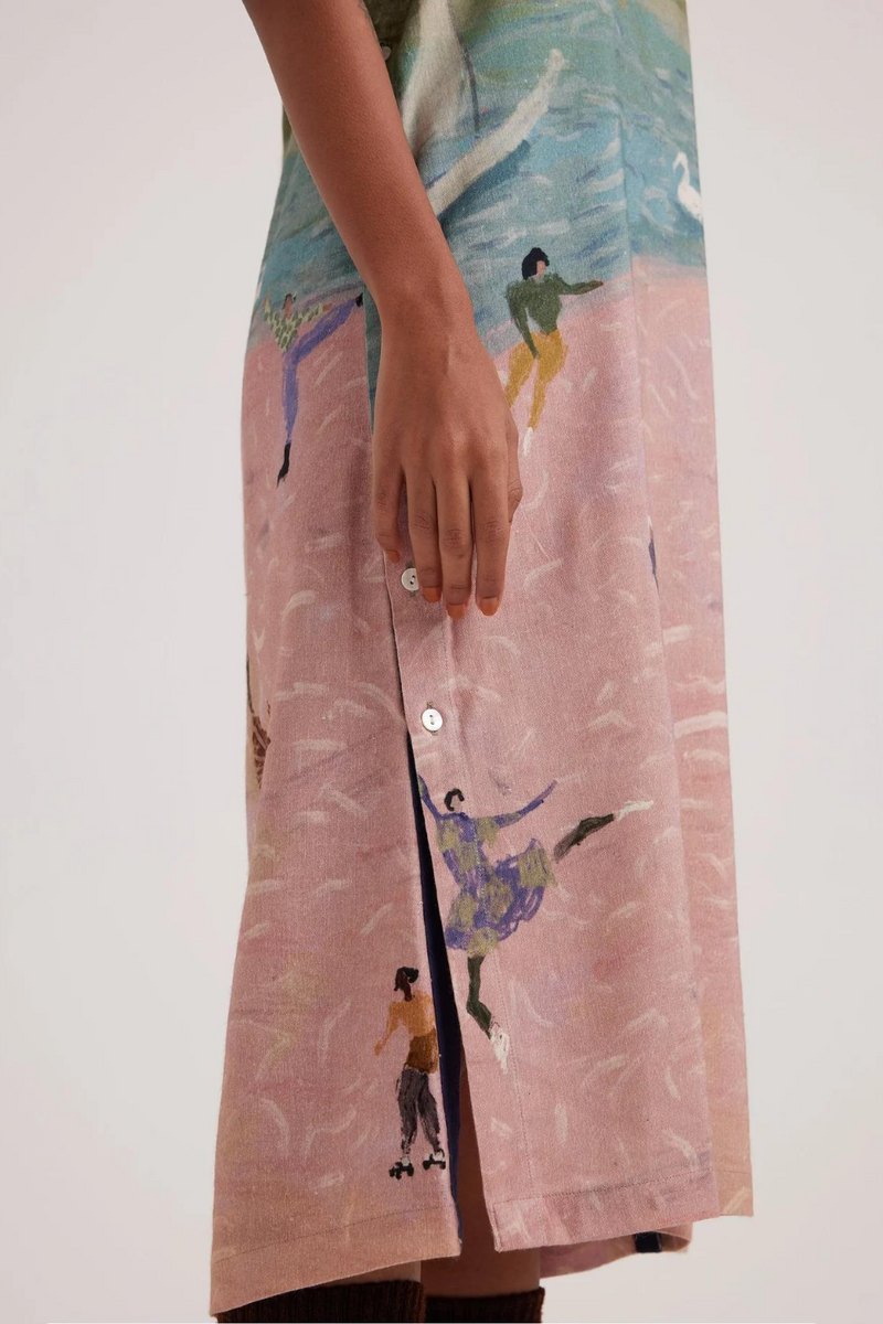 Zen Dress-Skater rayon by CORD for women Worldwide