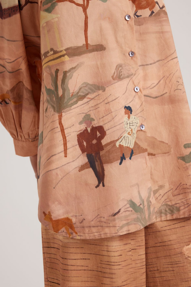 A-line Shirt-Derby satin by CORD for women Worldwide