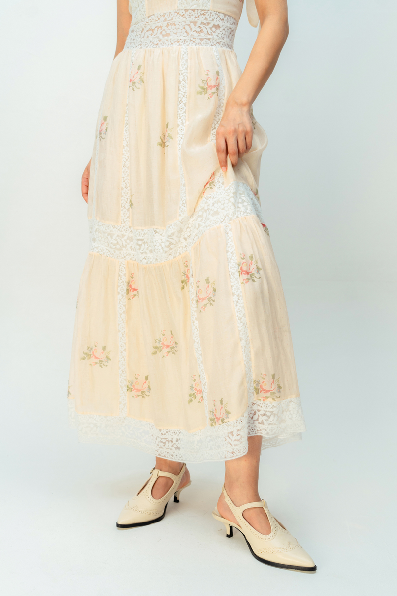 CREAME SUNSET DRESS mul dress by Ode to Odd in blush pink for women Worldwide