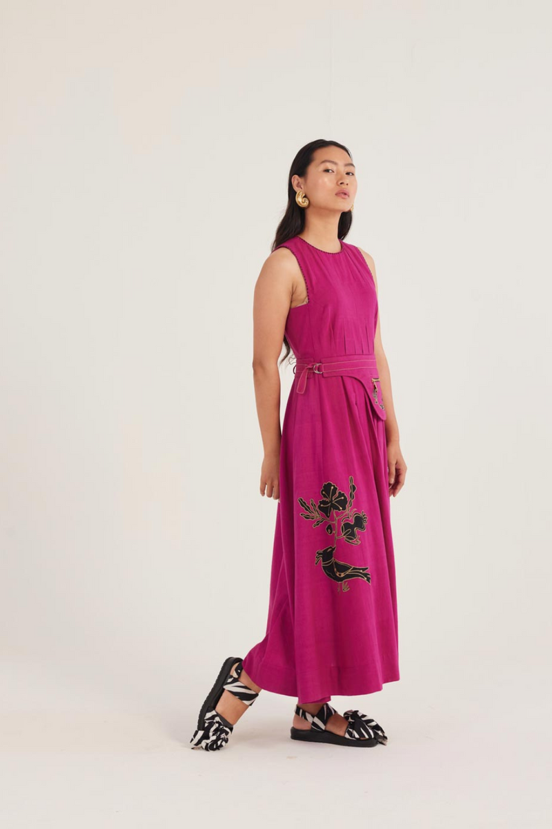 Tai Handloom Day Dress cotton by JodiLife for women Worldwide