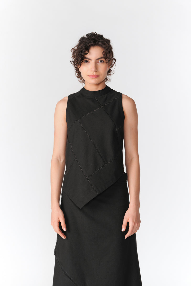 Uma Set co-ord set by Turn Black in black for women Worldwide