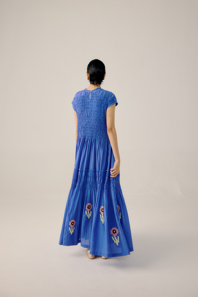 July Dress - Electric Blue by CORD in blue for women Worldwide
